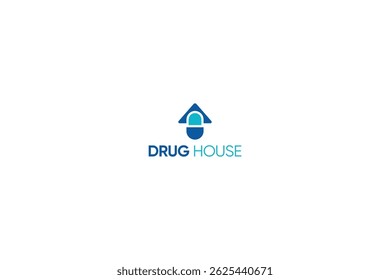 Drug house minimal medicine logo