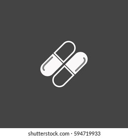 Drug icon illustration isolated vector sign symbol