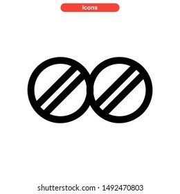 drug icon isolated sign symbol vector illustration - high quality black style vector icons
