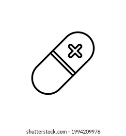 drug icon on white background. Perfect use for web, pattern, design, icon, ui, ux, etc.