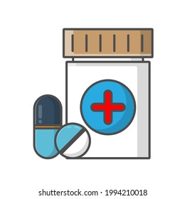 drug icon on white background. Perfect use for web, pattern, design, icon, ui, ux, etc.