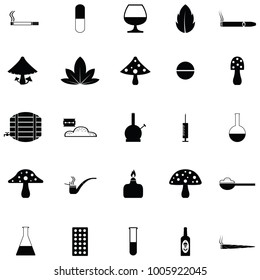 drug icon set
