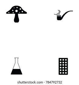 drug icon set