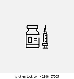 Drug icon sign vector,Symbol, logo illustration for web and mobile