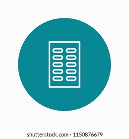 drug icon vector