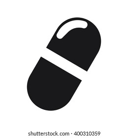 Drug icon Vector Illustration on the white background.
