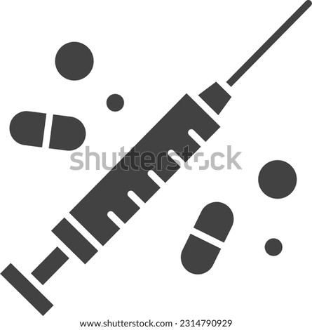 Drug icon vector image. Suitable for mobile application web application and print media.