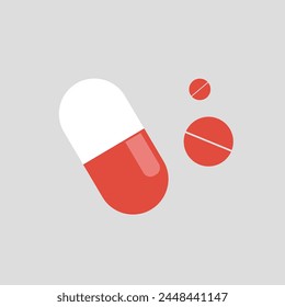 
drug icons, Flat medical pills icon. Tablets symbol. Health care. vector illustration.