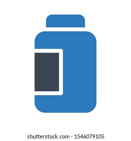 Drug Jar Vector Color Glyphs Icon