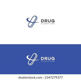 drug logo Design Template Vector icon