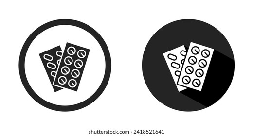 Drug logo. Drug icon vector design black color. Stock vector.
