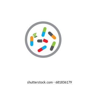 Drug logo template