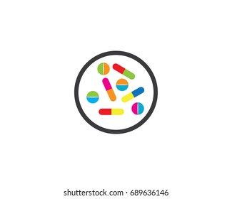 Drug logo template