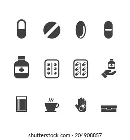 drug, medication vector set