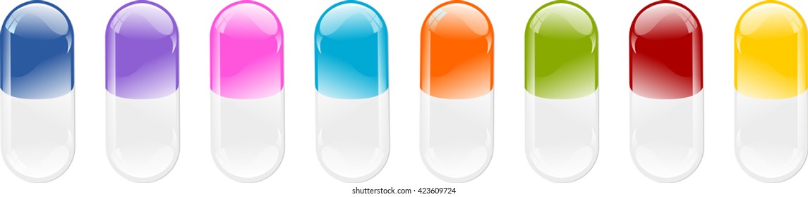 Drug.
Medicines, capsules and tablets of all colors.