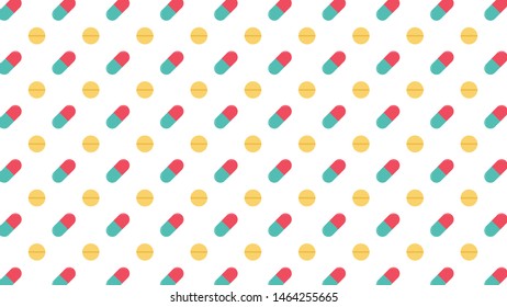 Drug pattern wallpaper. drug vector. free space for text. copy space. backdrop.