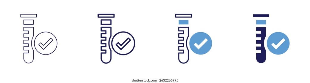 Drug repurposing icon in 4 different styles. Thin Line, Line, Bold Line, Duotone. Duotone style. Editable stroke.