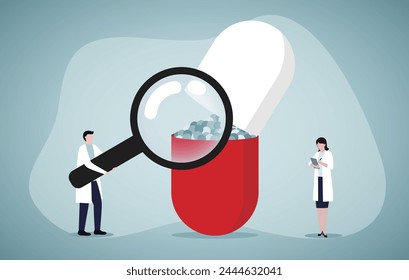 In: Drug Research, Neu Medication Testing in Laboratory.