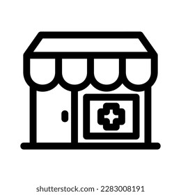 drug store icon or logo isolated sign symbol vector illustration - high quality black style vector icons
