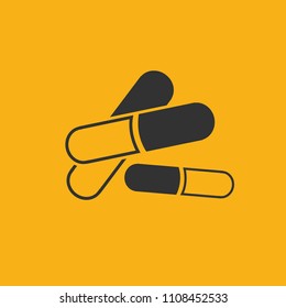 Drug vector icon design
