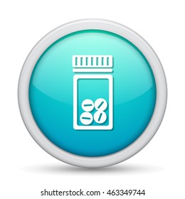 Drugs bottle icon