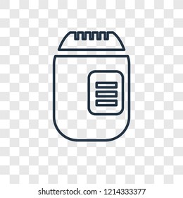 Drugs concept vector linear icon isolated on transparent background, Drugs concept transparency concept in outline style