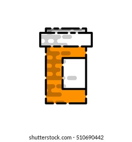 Drugs flat icon