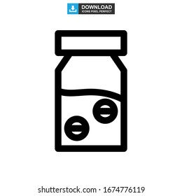 drugs icon or logo isolated sign symbol vector illustration - high quality black style vector icons
