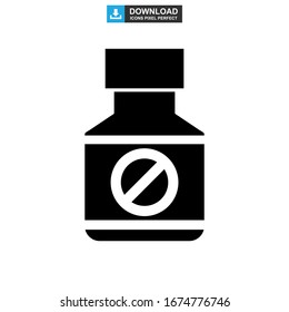 drugs icon or logo isolated sign symbol vector illustration - high quality black style vector icons
