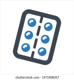 Drugs icon, vector and glyph
