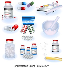 Drugs icons