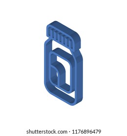 Drugs isometric left top view 3D icon
