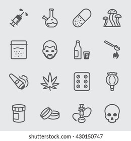 Drugs Line Icon