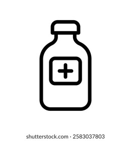 Drugs, medicine icon, Line Vector graphics