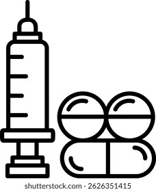 Drugs New Creative Vector Icons Design