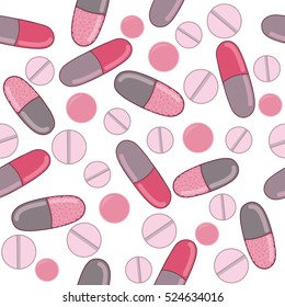 drugs seamless background