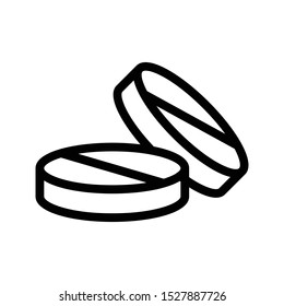 drugs thin line vector icon
