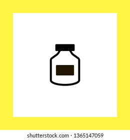 drugs vector icon. flat design