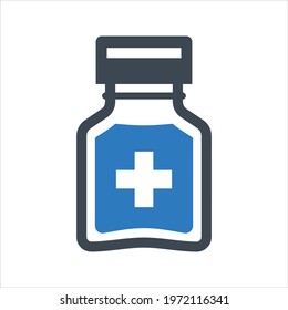 Drugstore icon, vector and glyph