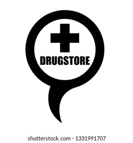 drugstore map pin