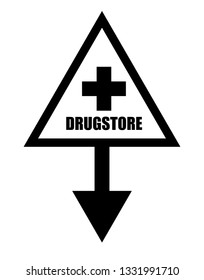 drugstore map pin