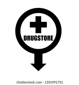 drugstore map pin
