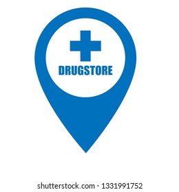 drugstore map pin
