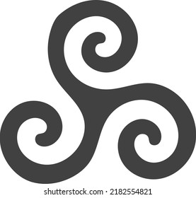 Druidism Vector Religious Sign - druidism symbol