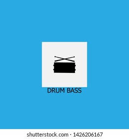 drum bass icon sign signifier vector