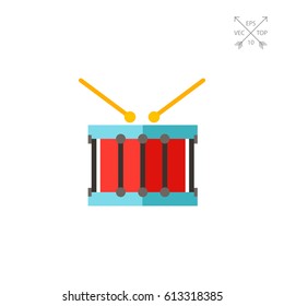 Drum beats vector icon