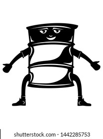 drum black icon waiting at the stop
