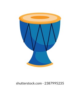 drum blue illustration vector isolated