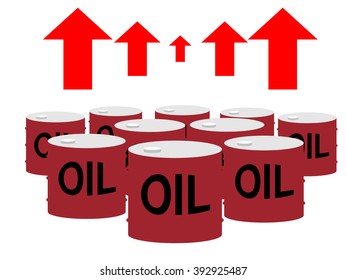 The drum cans of oil and up allows 