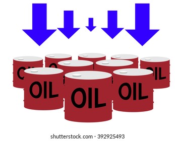 The drum cans of oil and down allows 